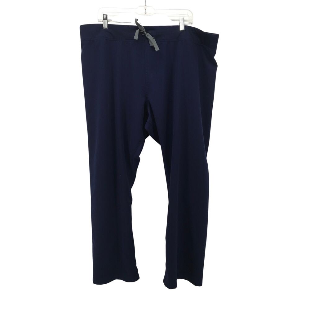 FIGS HIgh Waisted Livingston Scrub Pant Navy Blue XXL Nursing Healthcare Hero